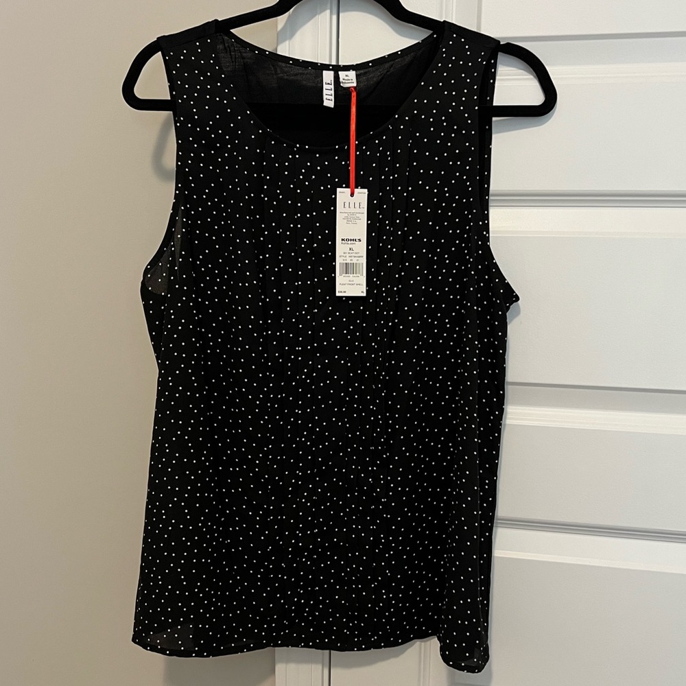 Elle dressy tank top